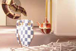 MARCO POLO REINVENTS THE WHEEL, INSTALLATION VIEW (1987)